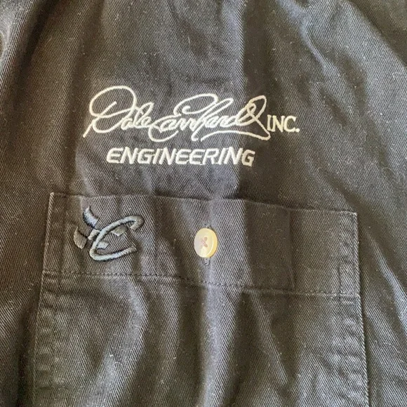 🏁Vintage style Dale Earnhardt Inc. Engineering short sleeve button down. 🏎 - Picture 2 of 5